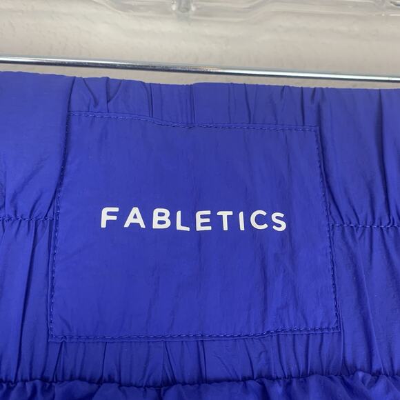 Fabletics Shorts Womens Small‎ Ultra High-Waisted Piped Nylon Lightweight Gym S - Picture 5 of 10